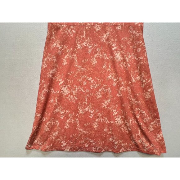 Columbia Women's Sleeveless Cold Bay Tank Dress Stretch Size XL Rusty Printed - Picture 10 of 10